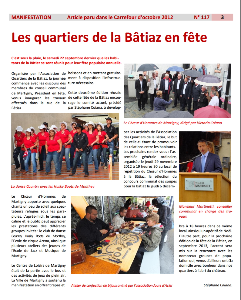 rencontre martigny